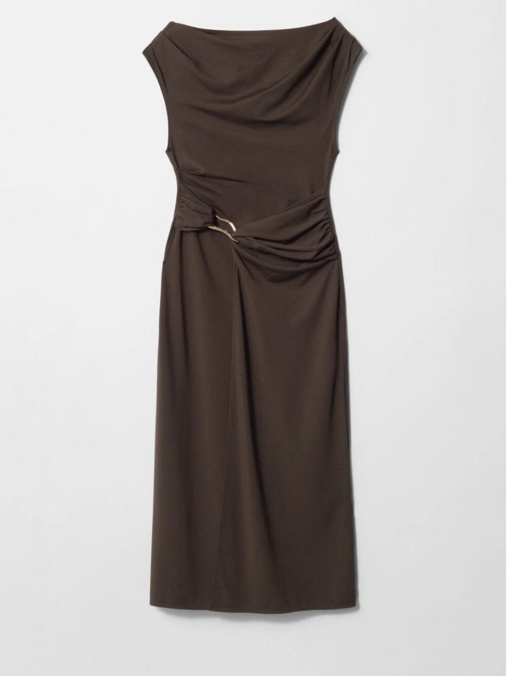 Draped Midi Dress